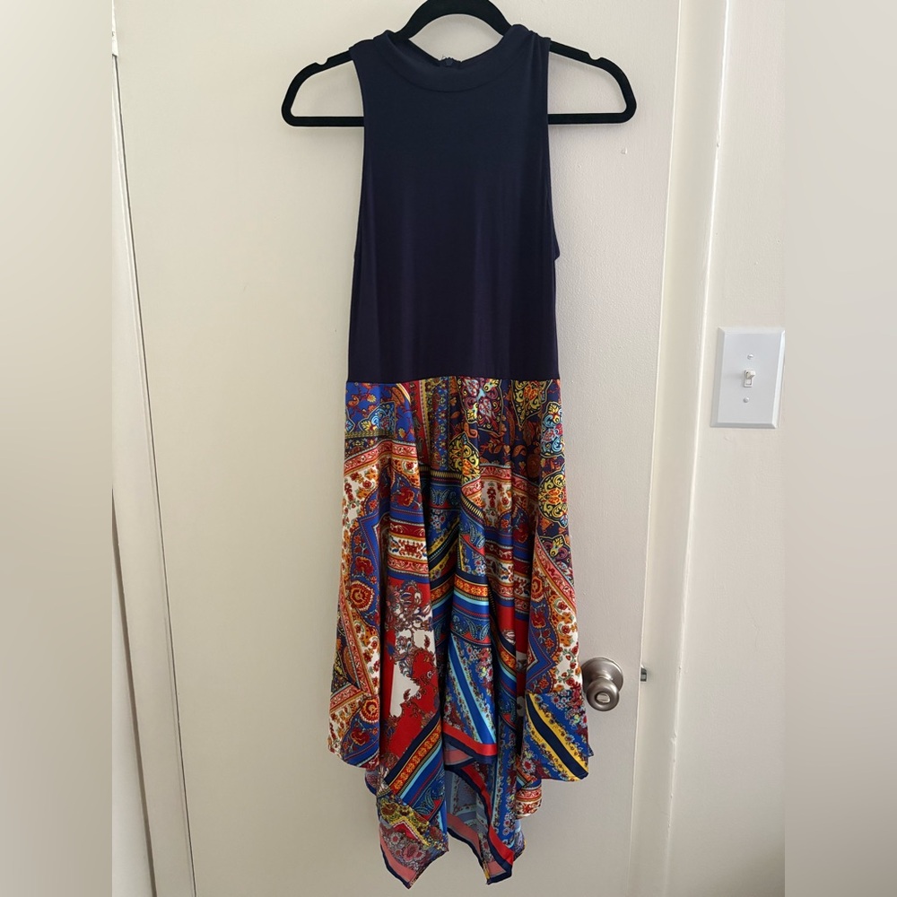 Amazon Women's Midi Dress - Black and Multicolor